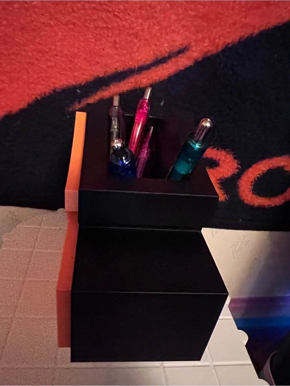 Custom Design - Harley Davidson Desk/bathroom